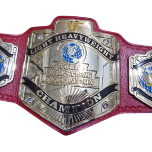 GCB WWF Attitude Era WWF Light Heavyweight Title (CNC HD 24K Gold Plating & Premium Cowhide Leather)