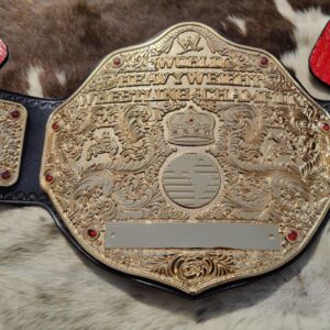 WWE Big Gold 2D Hand Textured "Crimson Legacy" CNC Edition 24K Gold Plated